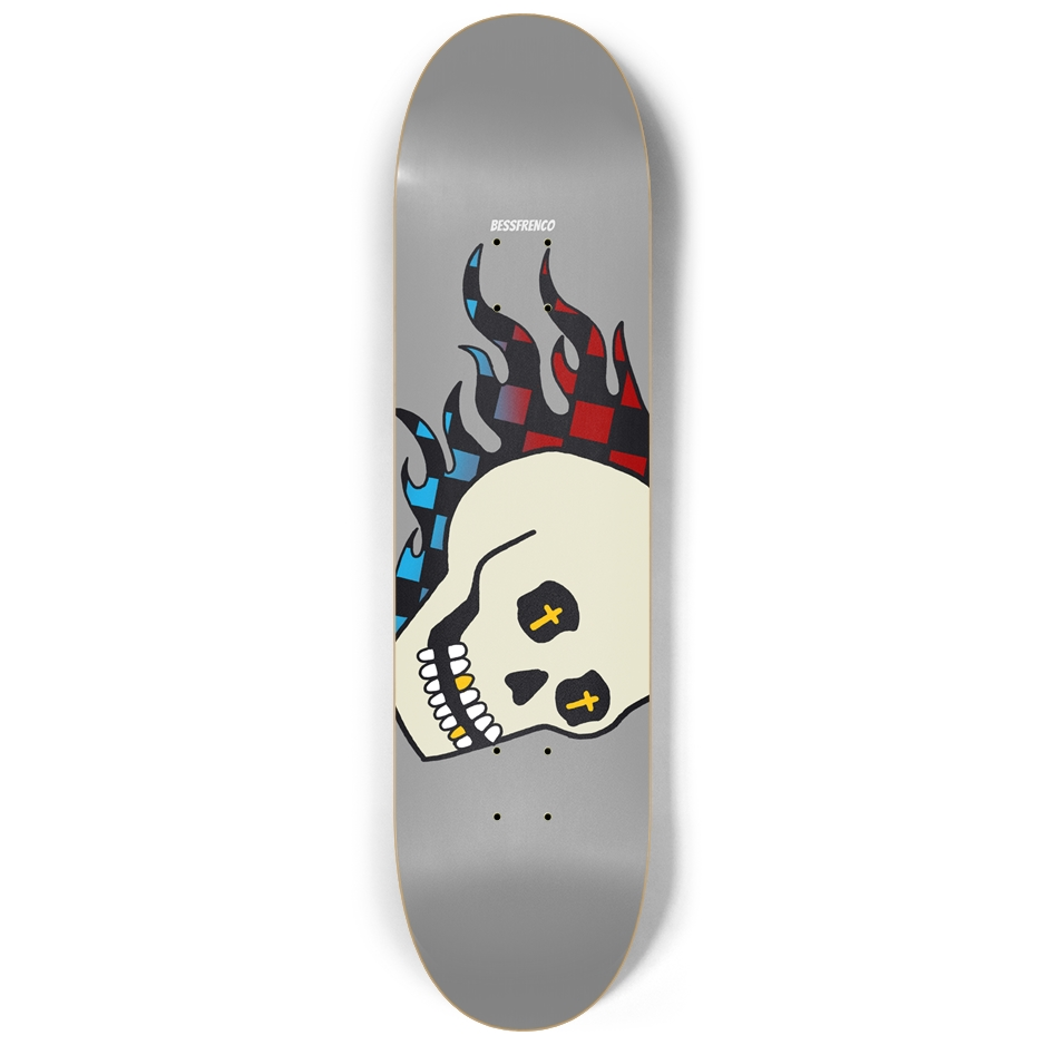 FLAMING SKULL